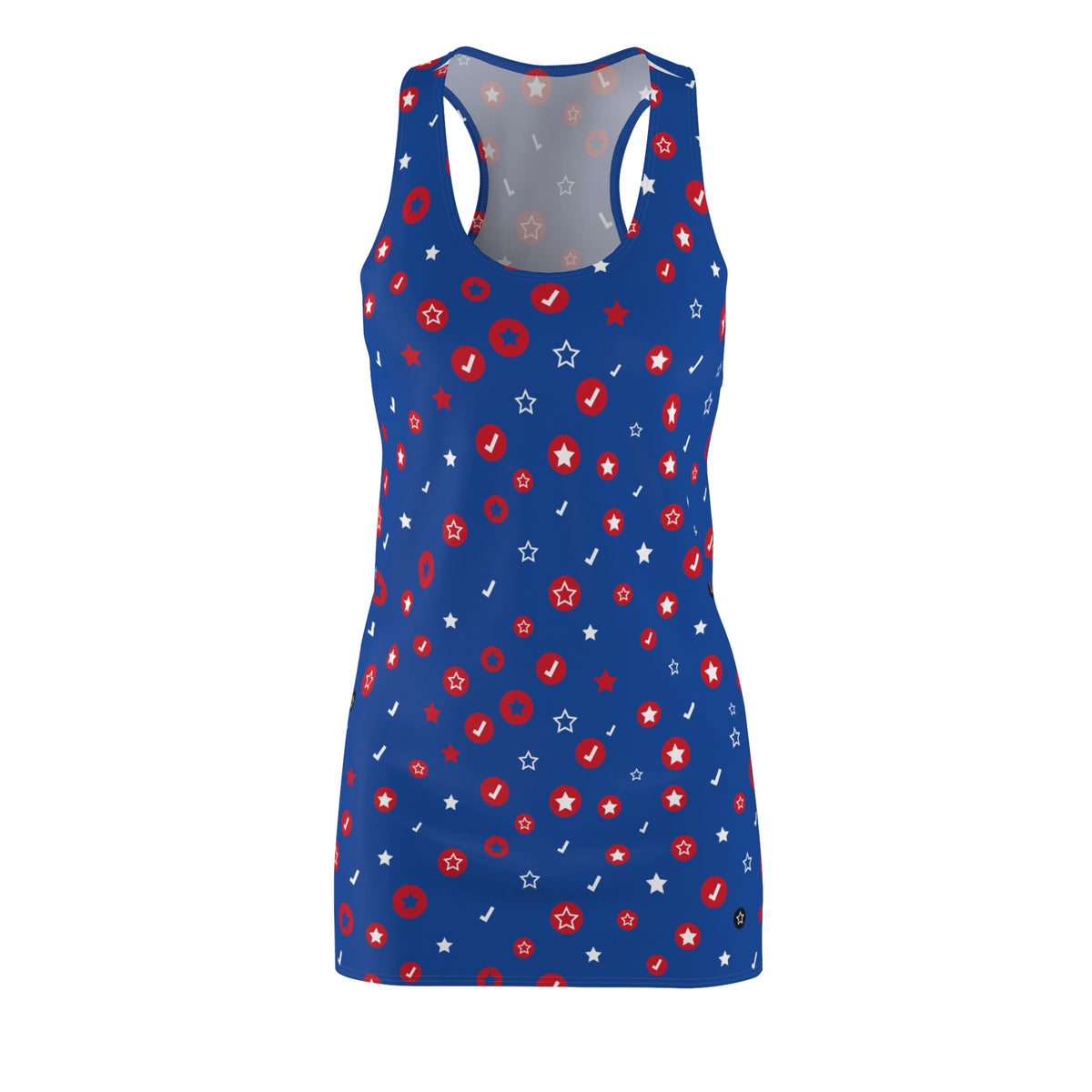 Patriotic Starburst Dress | Racerback