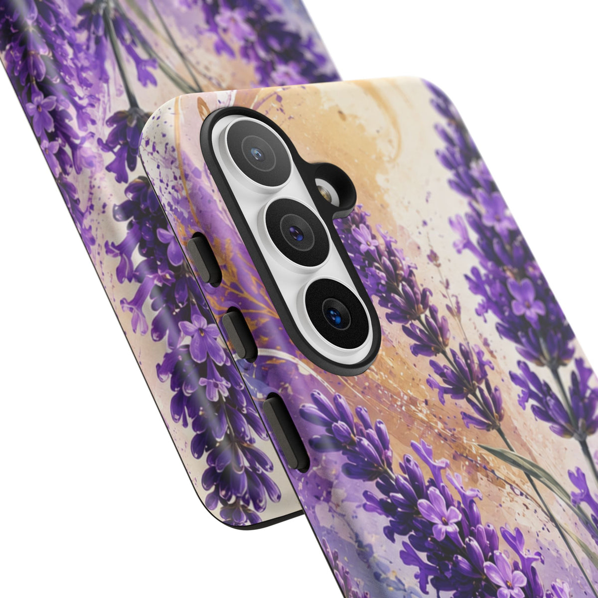 Lavender Bouquet Tough Phone Case — Protective Floral iPhone Case