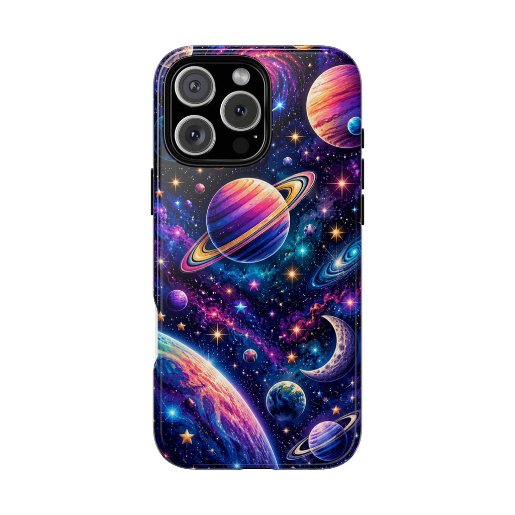 Colorful Galaxy Planets phone case | Tough Case