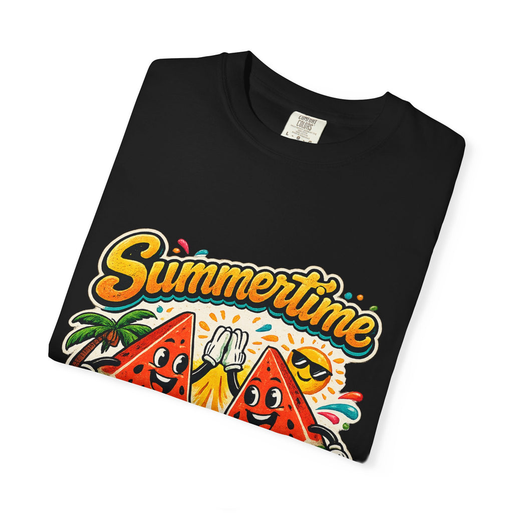 Summertime Fun Time Watermelon Graphic T-Shirt