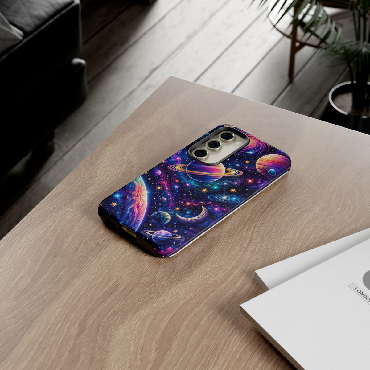 Colorful Galaxy Planets phone case | Tough Case