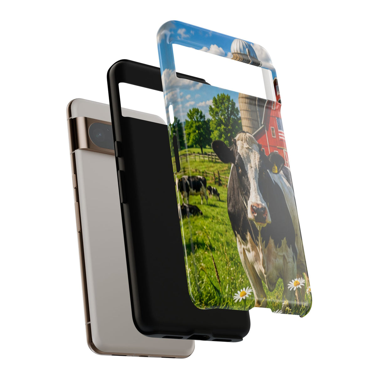 Cow Farm Phone Case — Rustic Barnyard iPhone Cover