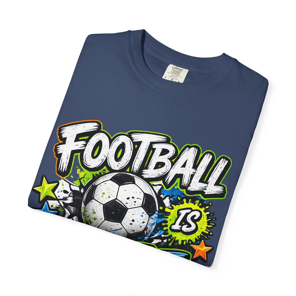 Football Is Life T-shirt | Soccer Ball Graphic Tee, Youth Sports