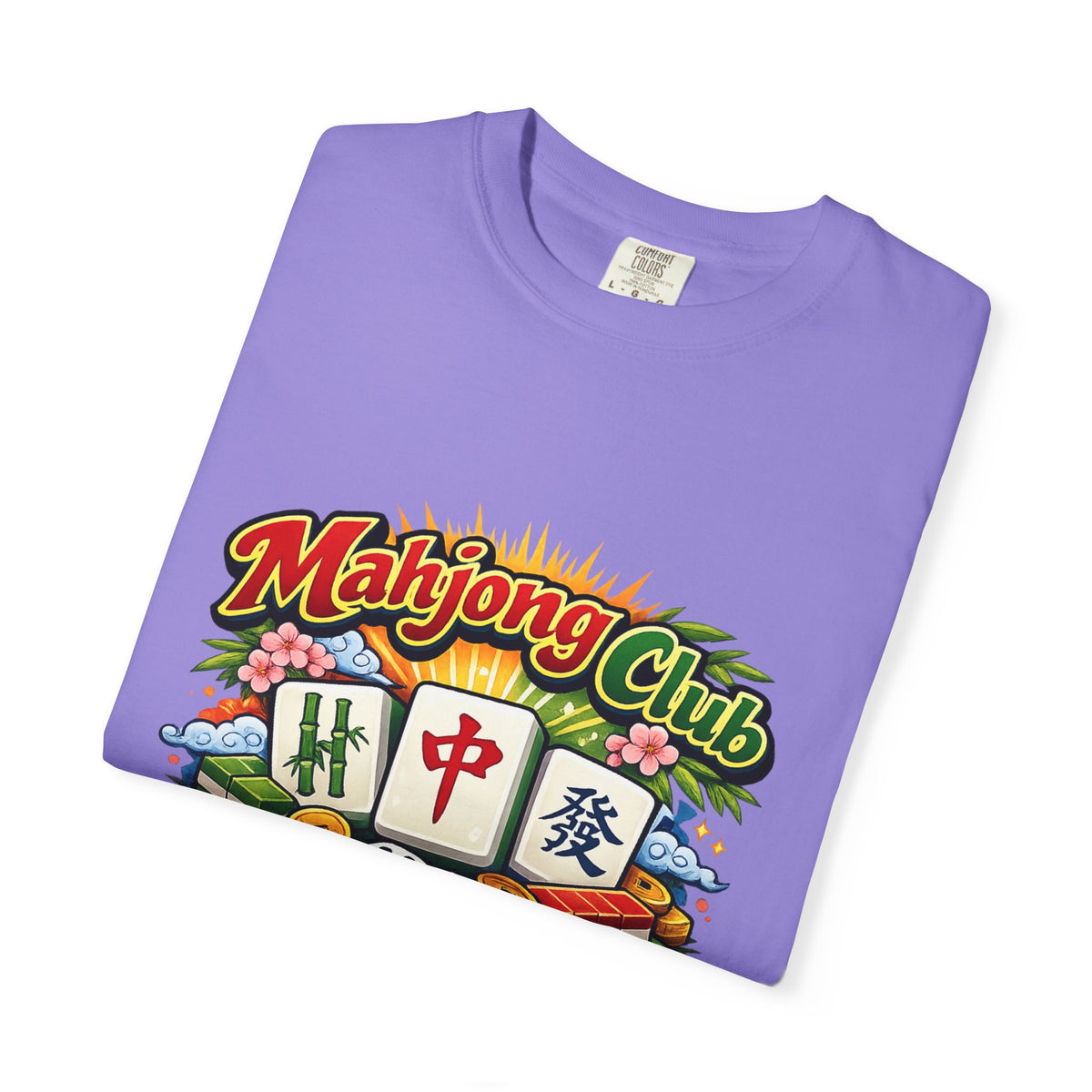 Mahjong Club Addicted to the Tiles T-shirt | Mahjong Graphic Tee
