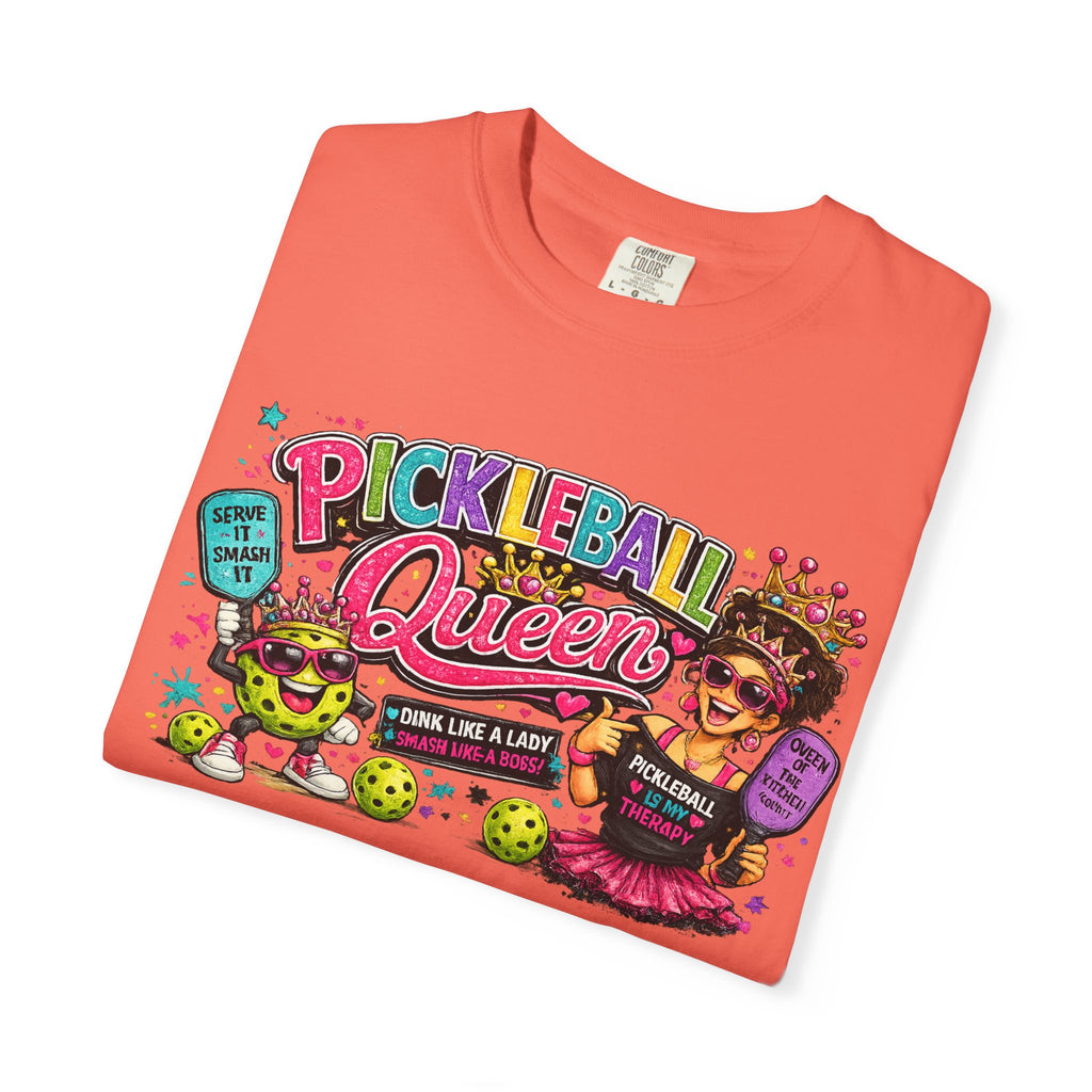 Pickleball Queen T-Shirt | Colorful Pickleball Graphic Tee
