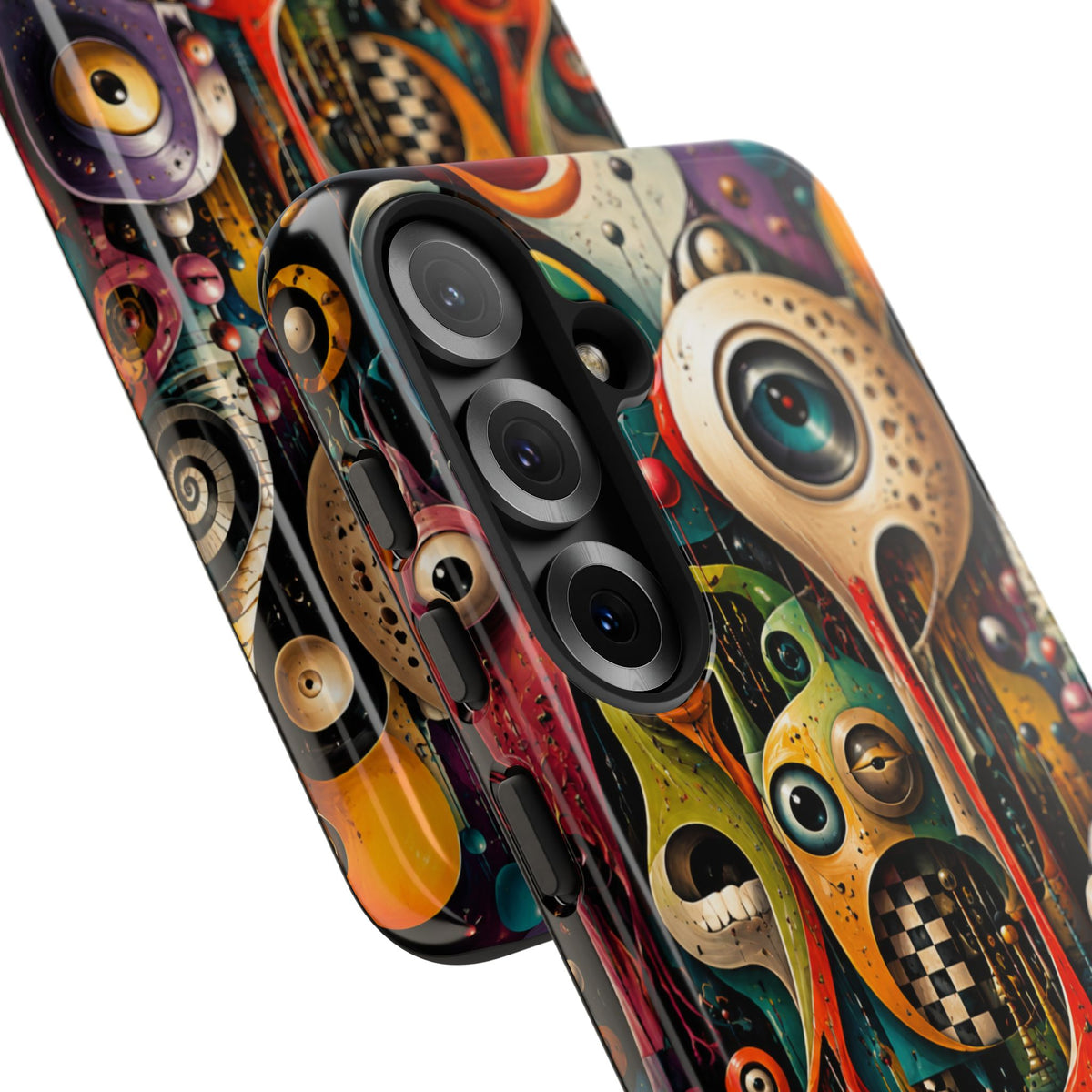 Surreal Monster Art Phone Case — Colorful Abstract Creature Design