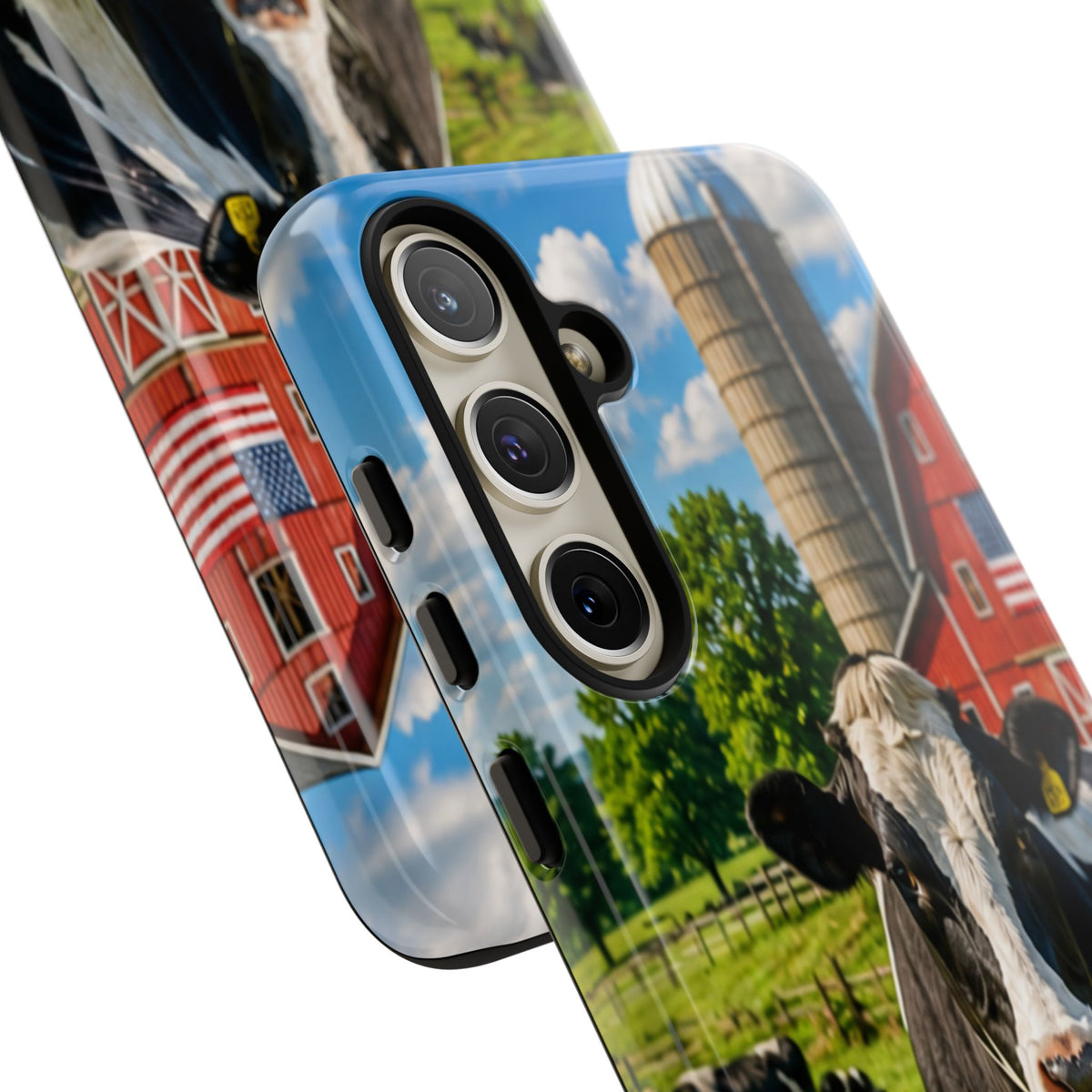 Cow Farm Phone Case — Rustic Barnyard iPhone Cover
