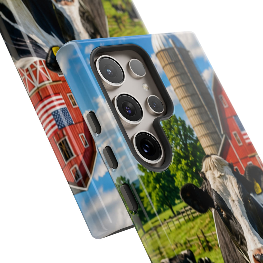 Cow Farm Phone Case — Rustic Barnyard iPhone Cover