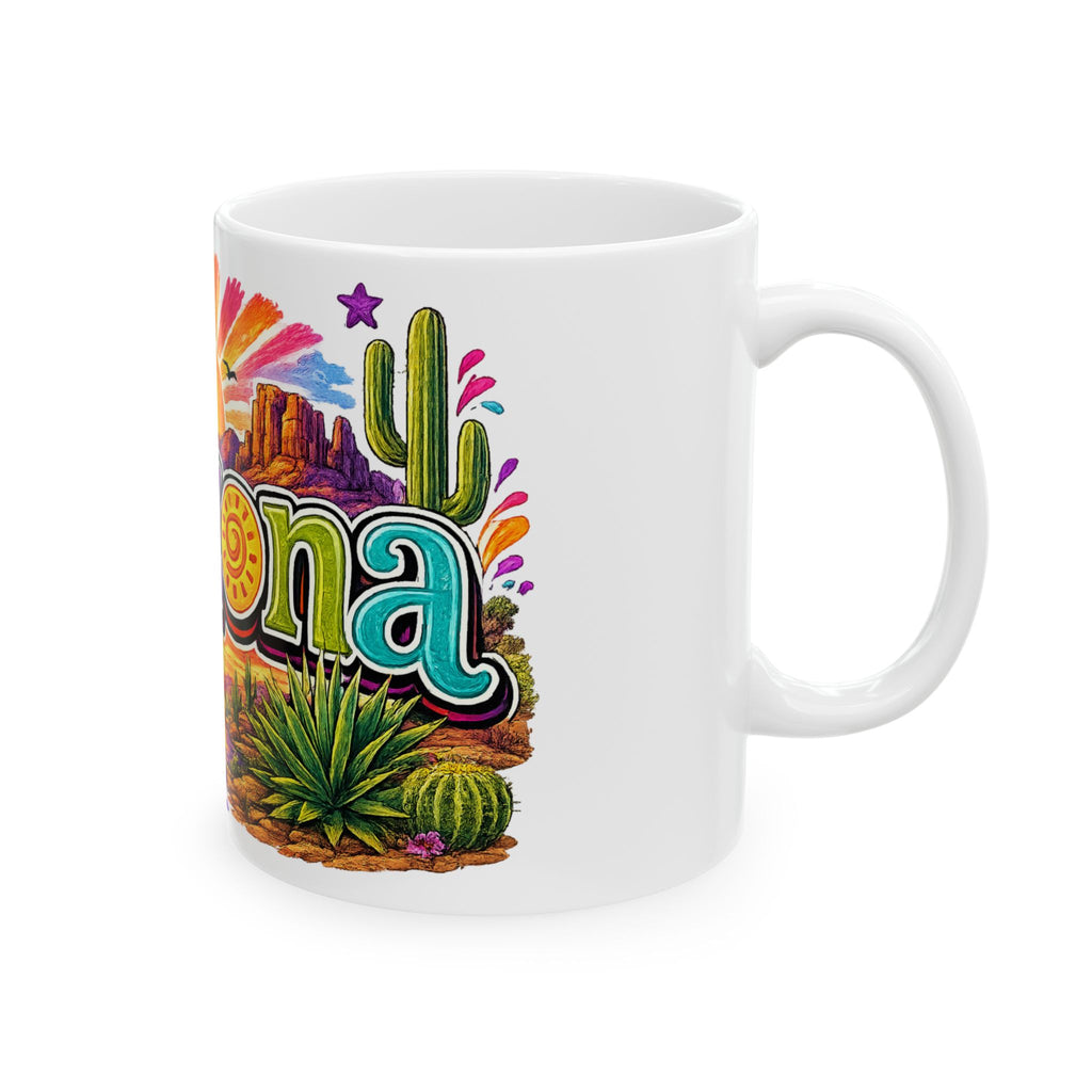 Arizona Sunset Scenic Mug | Desert Landscape Ceramic Mug