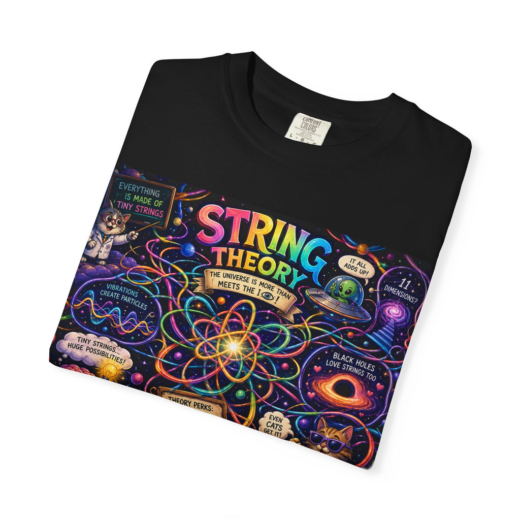String Theory Diagram T-shirt | Physics Science Atom Illustration