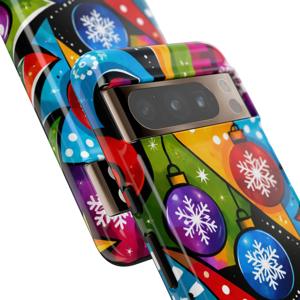 Holiday Ornament Phone Case — Colorful Festive Christmas Design