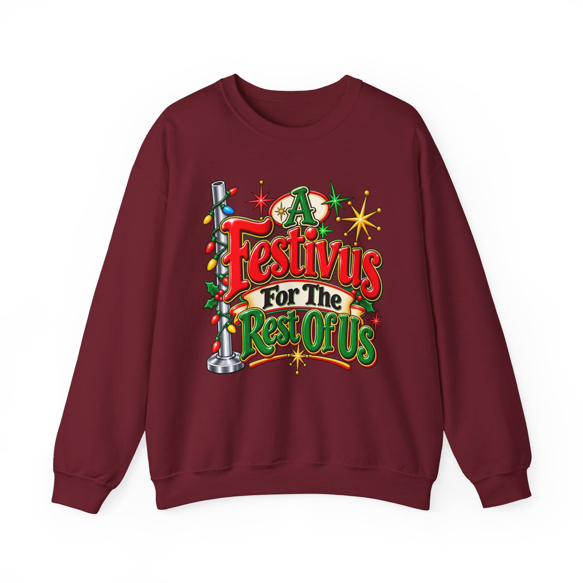 Festivus Crewneck Sweatshirt — "A Festivus For The Rest Of Us" Holiday Sweater