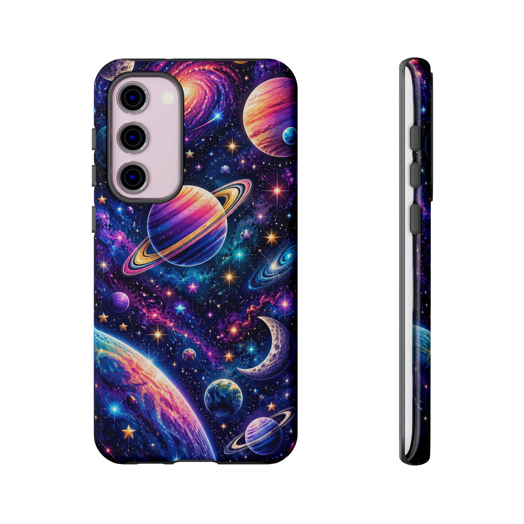 Colorful Galaxy Planets phone case | Tough Case