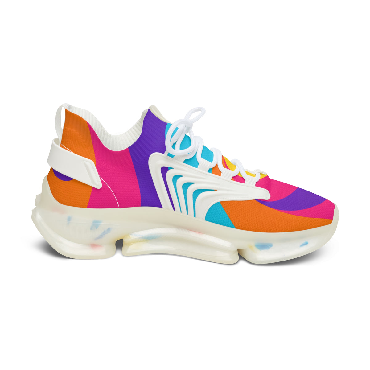 Women's Mesh Sneakers — Colorful Gradient Athletic Shoes for Casual, Running & Everyday Wear