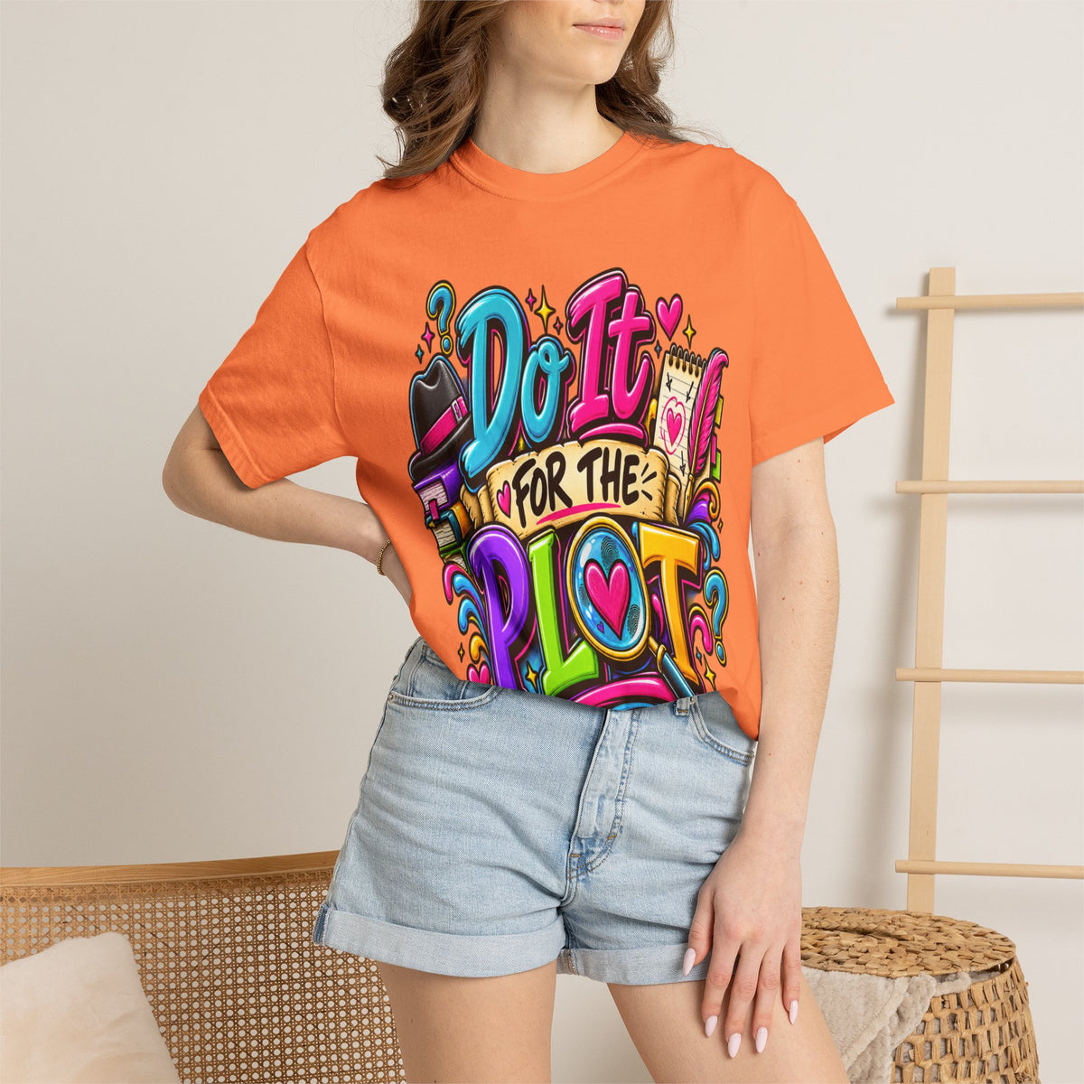 Do It For The Plot T-shirt | Book Lover Graphic Tee