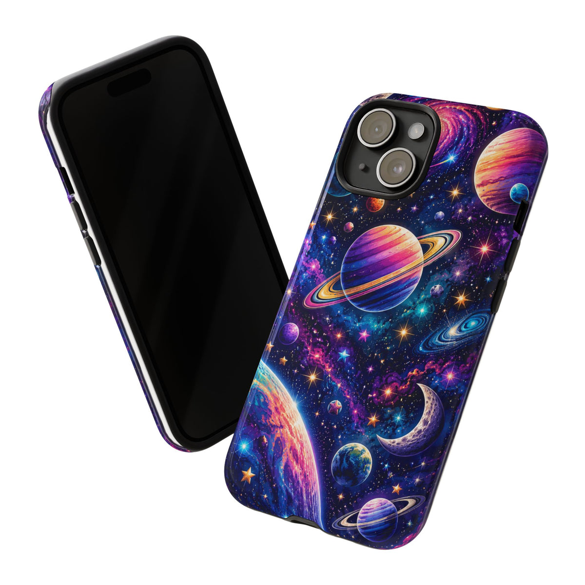 Colorful Galaxy Planets phone case | Tough Case