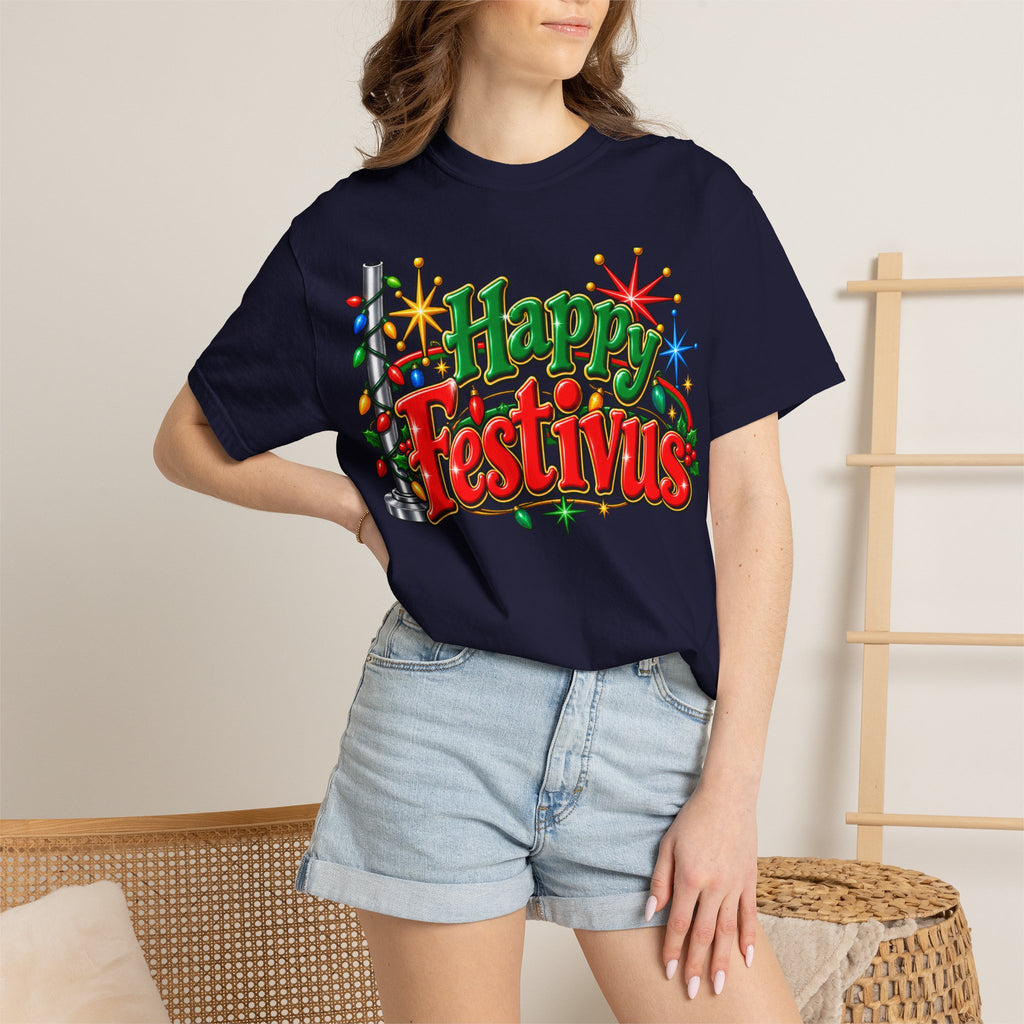 Festivus T-Shirt — "Happy Festivus" Holiday Graphic Tee