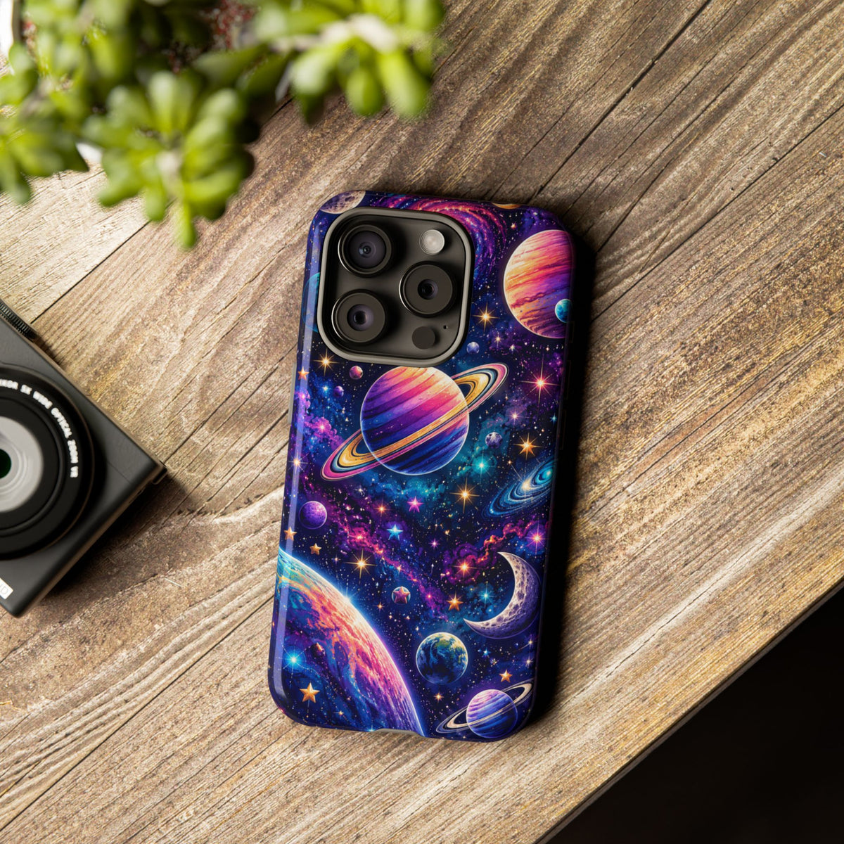 Colorful Galaxy Planets phone case | Tough Case