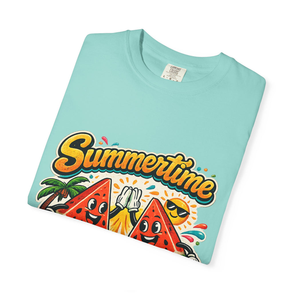 Summertime Fun Time Watermelon Graphic T-Shirt