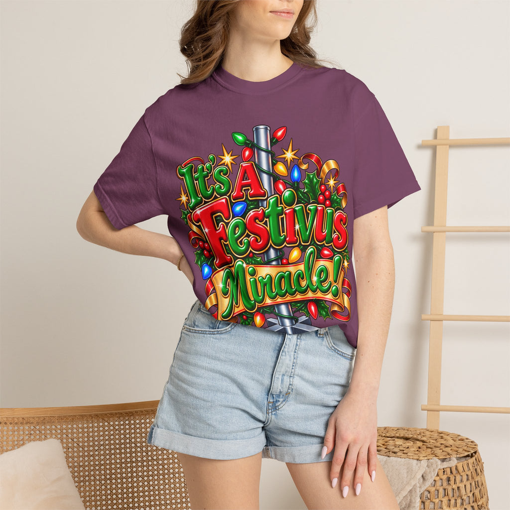 Festivus Miracle T-Shirt — Holiday Comedy Graphic Tee