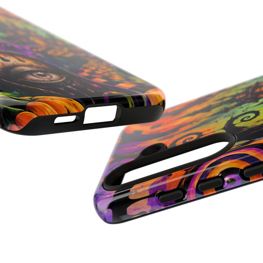 Phone Case — Psychedelic Haunted House Halloween Design
