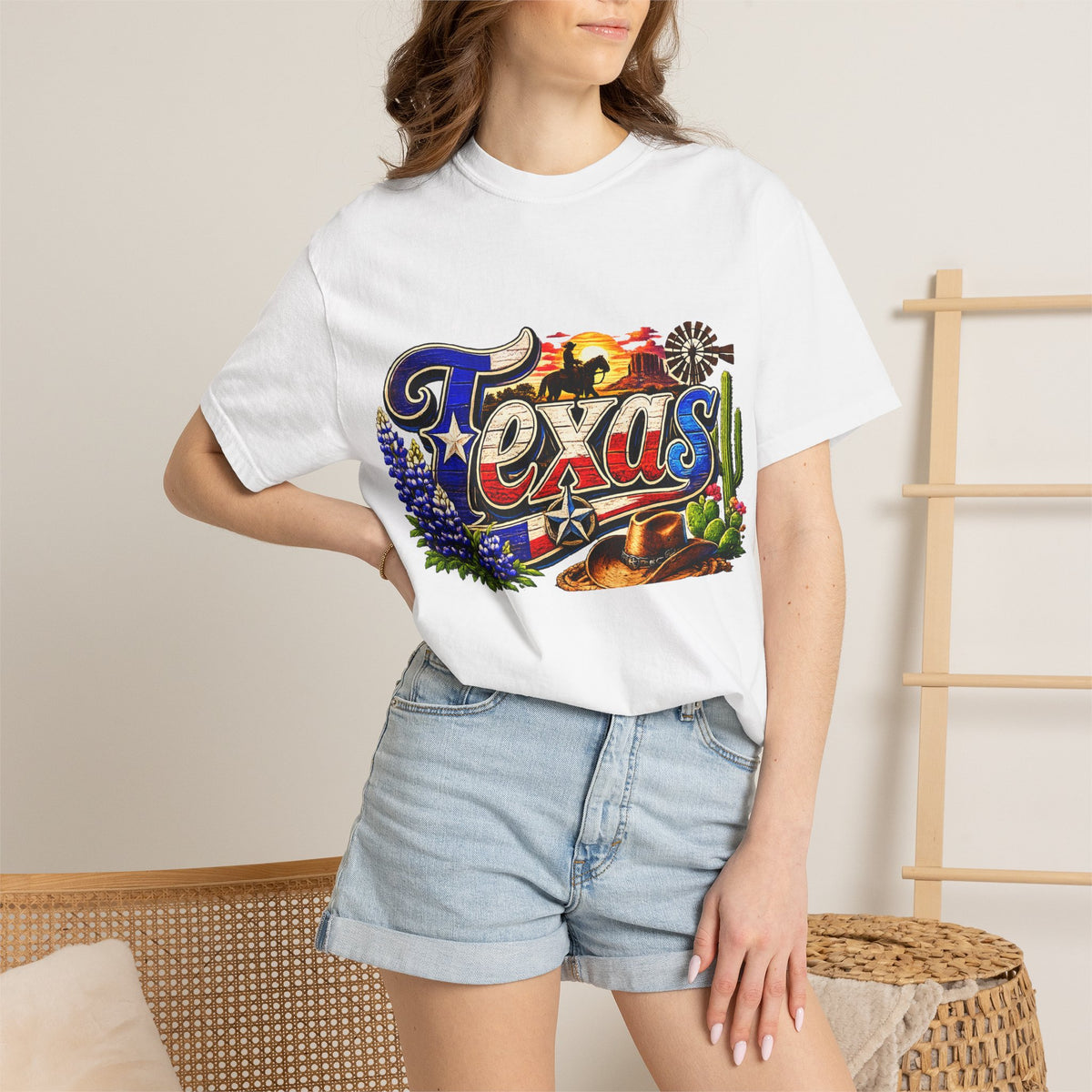 Texas Vintage Postcard T-Shirt | Lone Star State Roadtrip