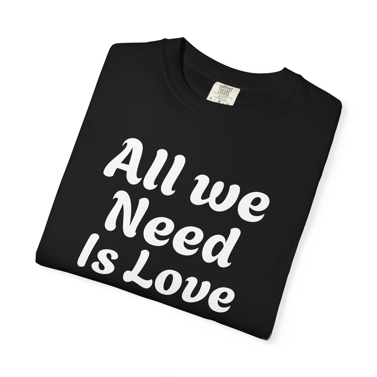 All We Need Is Love & Beer T-Shirt | Retro Script Beer Tee
