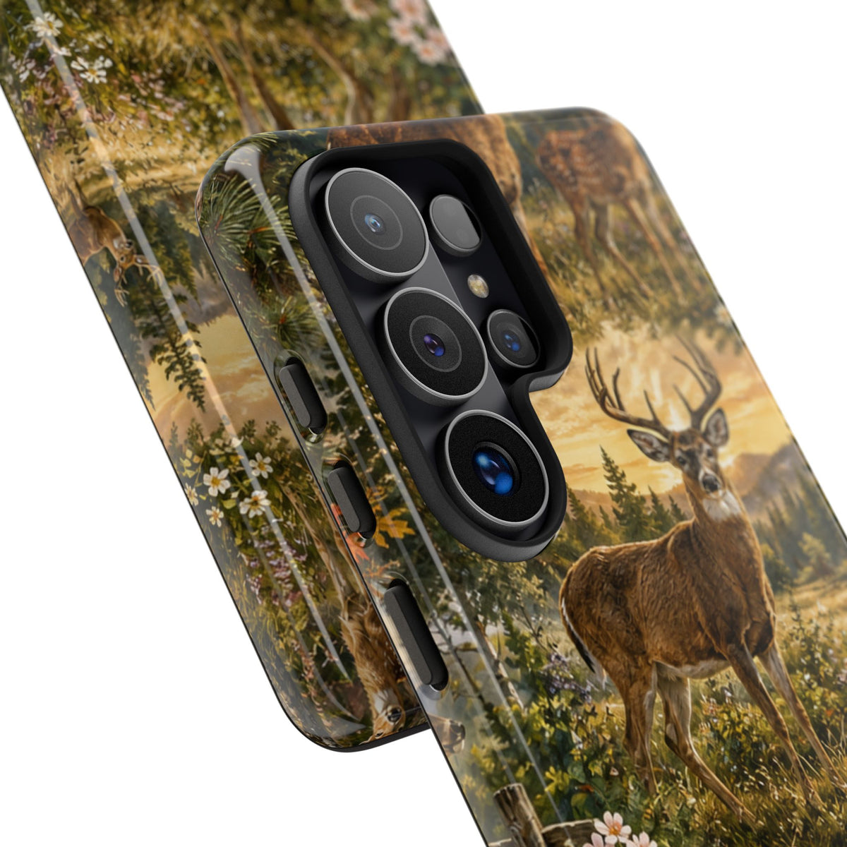 Deer Forest Phone Case — Woodland Bucks Nature iPhone Cover