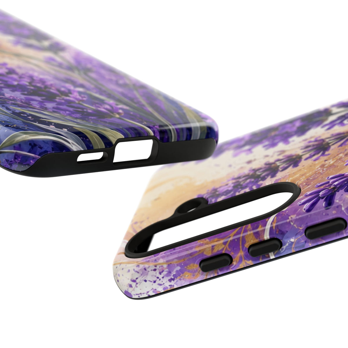 Lavender Bouquet Tough Phone Case — Protective Floral iPhone Case