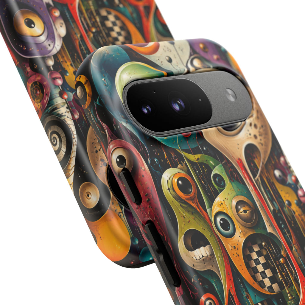 Surreal Monster Art Phone Case — Colorful Abstract Creature Design