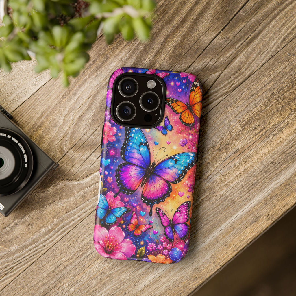 Colorful Butterfly Pattern Phone Case | Tough Cases