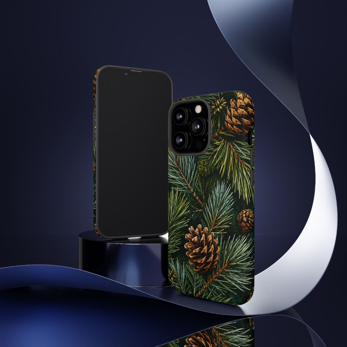 Pinecone Pines Phone Case — Festive Evergreen iPhone Cover