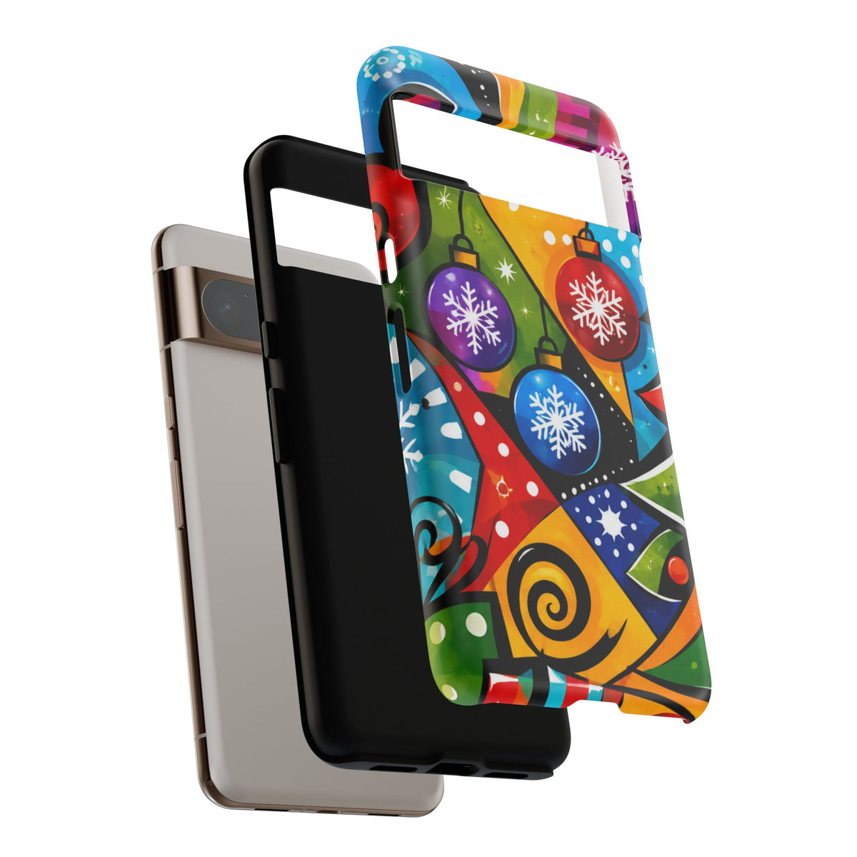 Holiday Ornament Phone Case — Colorful Festive Christmas Design