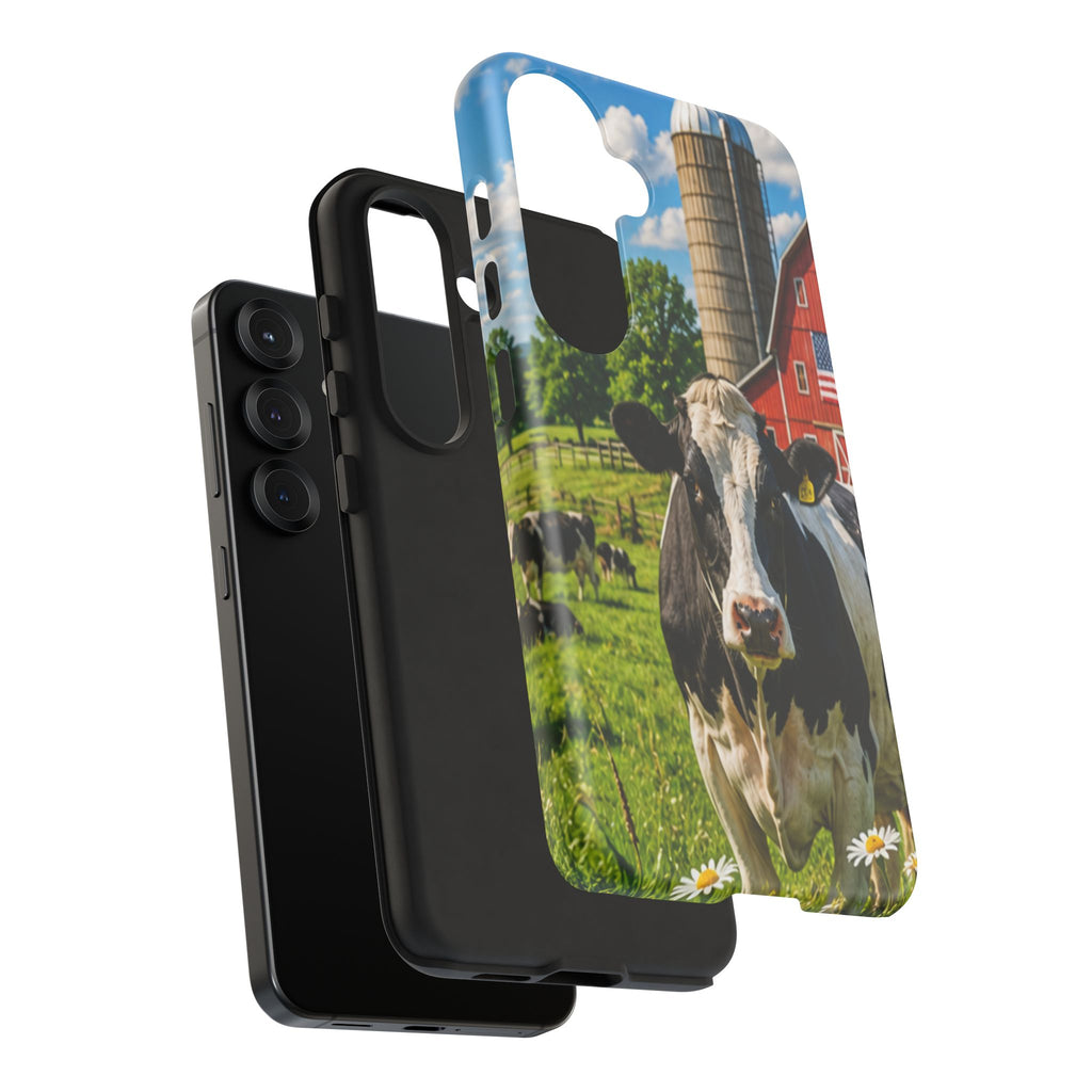Cow Farm Phone Case — Rustic Barnyard iPhone Cover