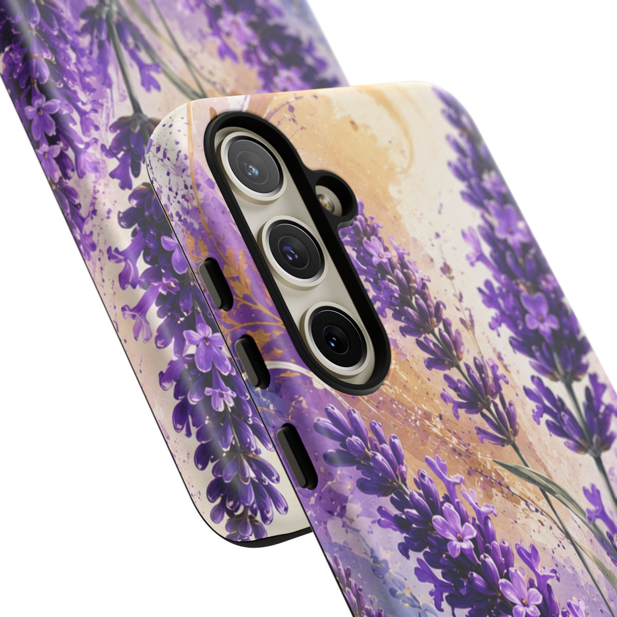 Lavender Bouquet Tough Phone Case — Protective Floral iPhone Case