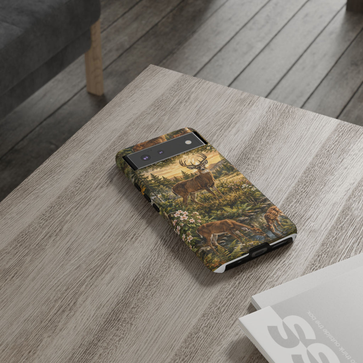 Deer Forest Phone Case — Woodland Bucks Nature iPhone Cover