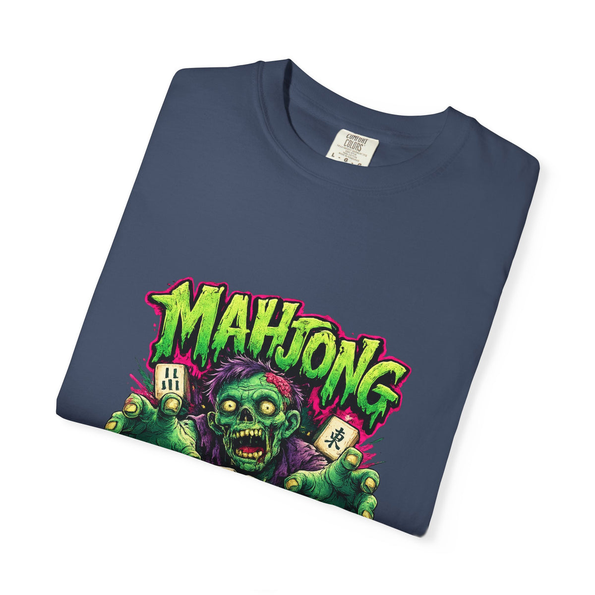 Mahjong Zombie T-shirt | Zombie Mahjong Tiles Graphic Tee
