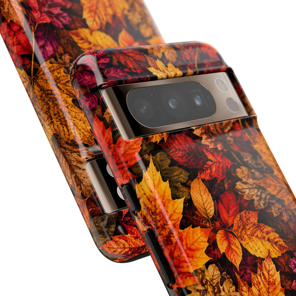 Autumn Leaves Tough Phone Case — Fall Foliage Protective Cover