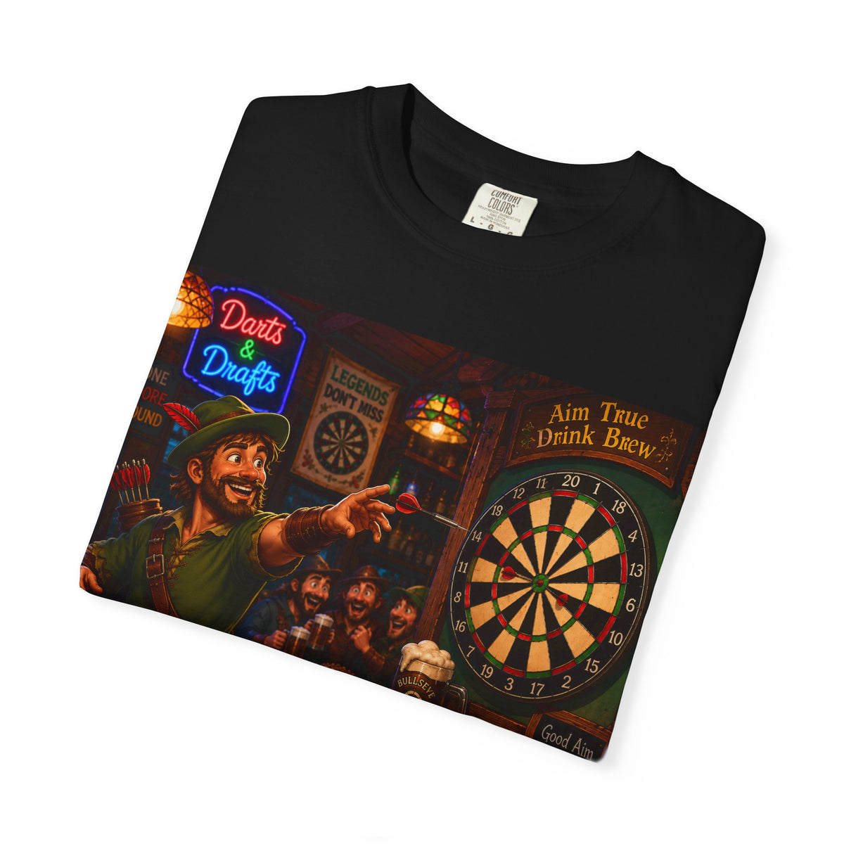 Darts Is Life T-Shirt — Pub Dartboard Graphic Tee for Players & Fans