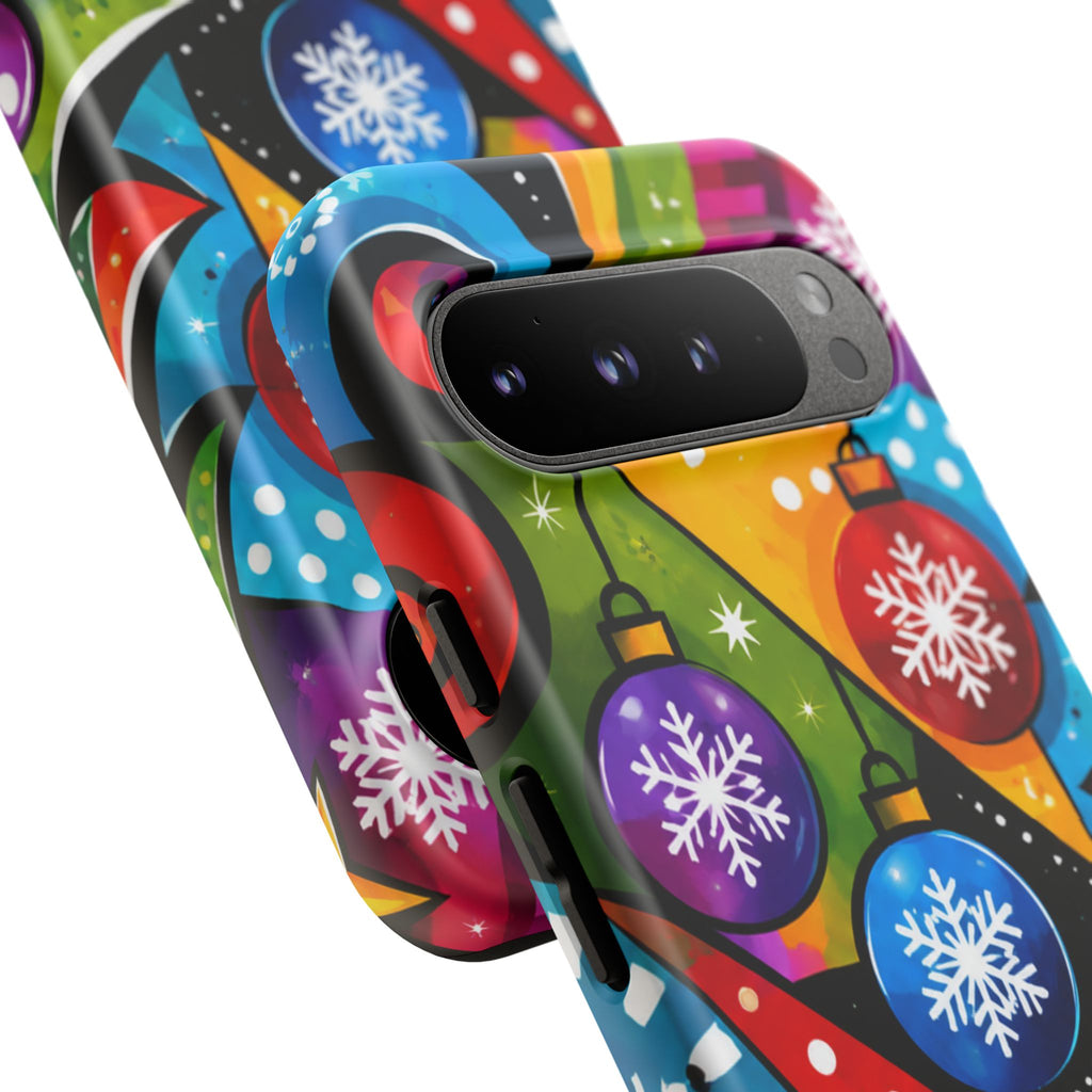 Holiday Ornament Phone Case — Colorful Festive Christmas Design