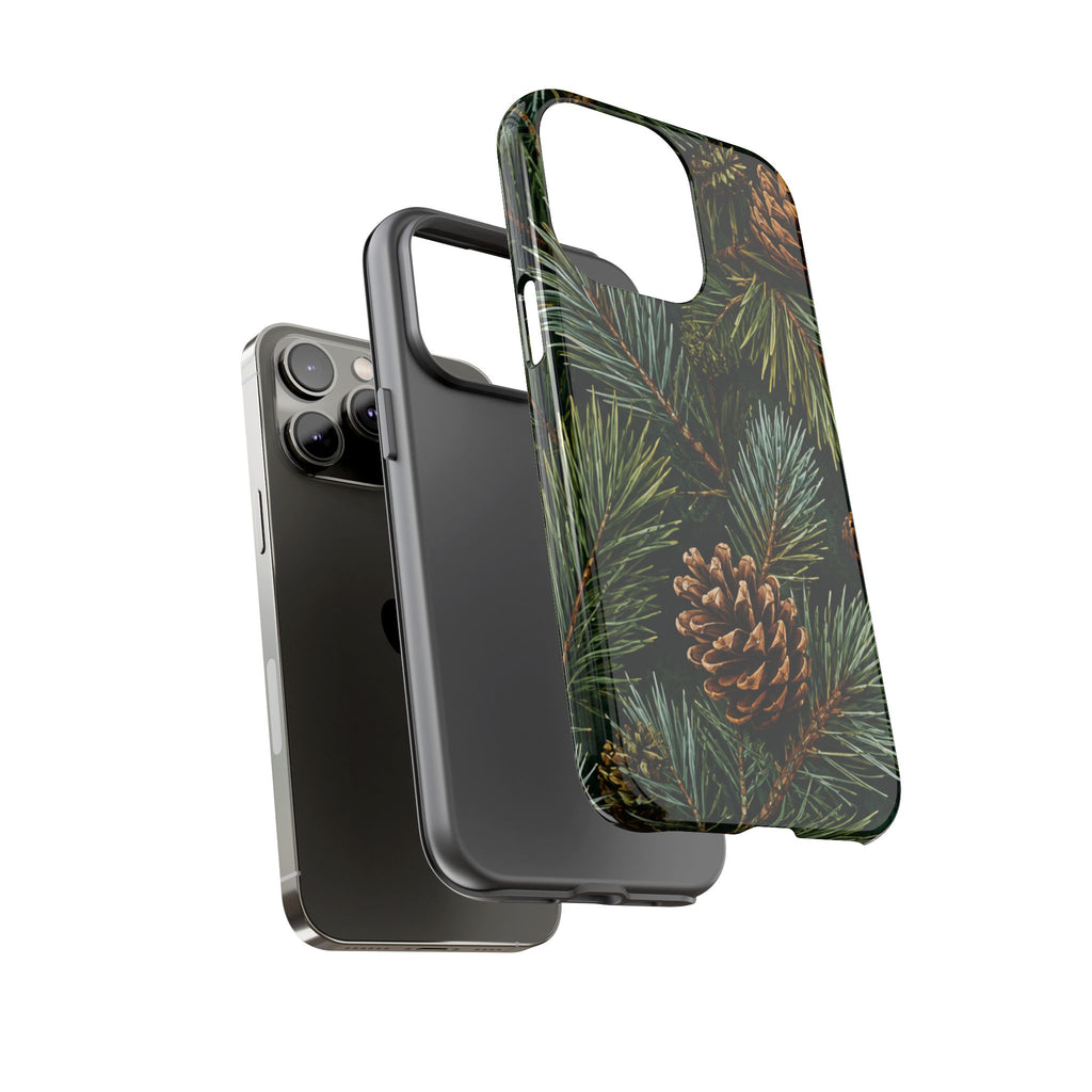 Pinecone Pines Phone Case — Festive Evergreen iPhone Cover