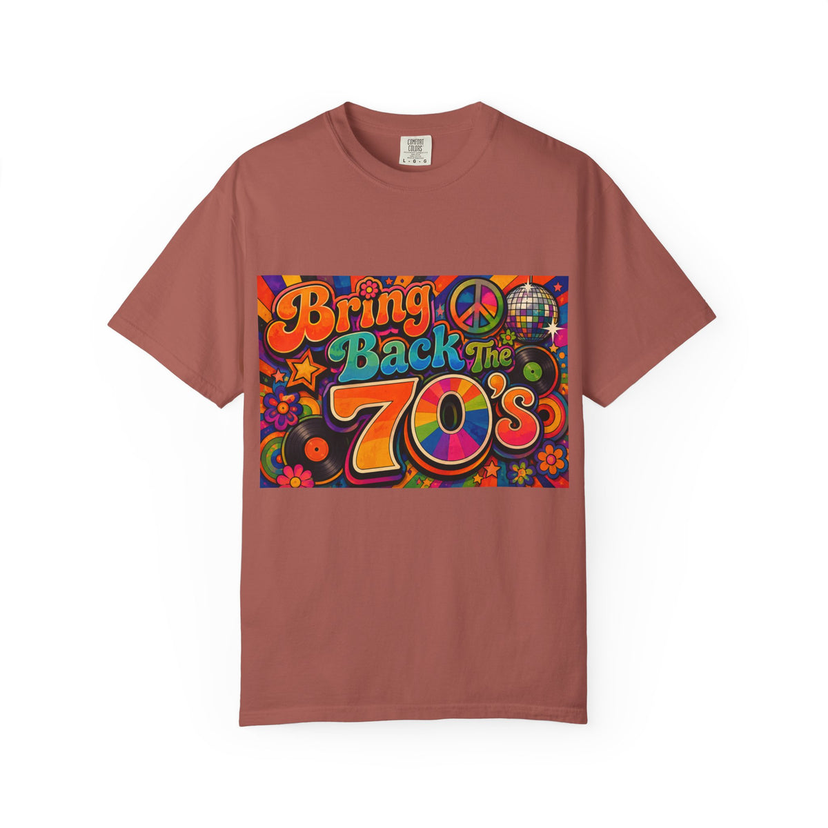 Bring Back the 70s T-shirt | Retro Psychedelic Disco Design