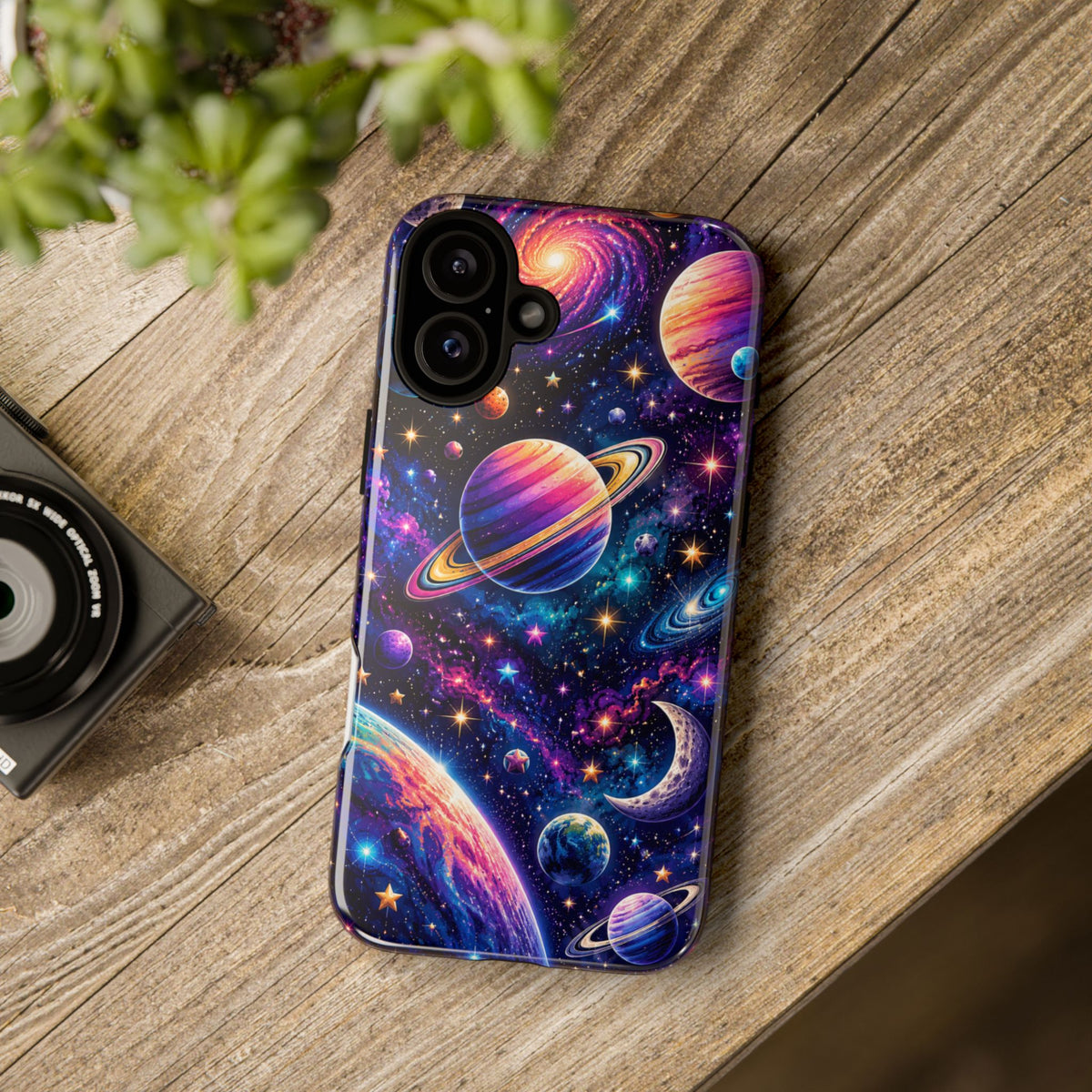 Colorful Galaxy Planets phone case | Tough Case