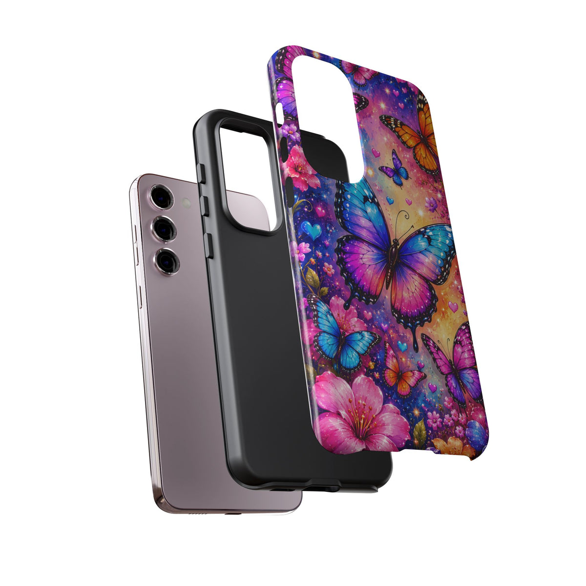 Colorful Butterfly Pattern Phone Case | Tough Cases