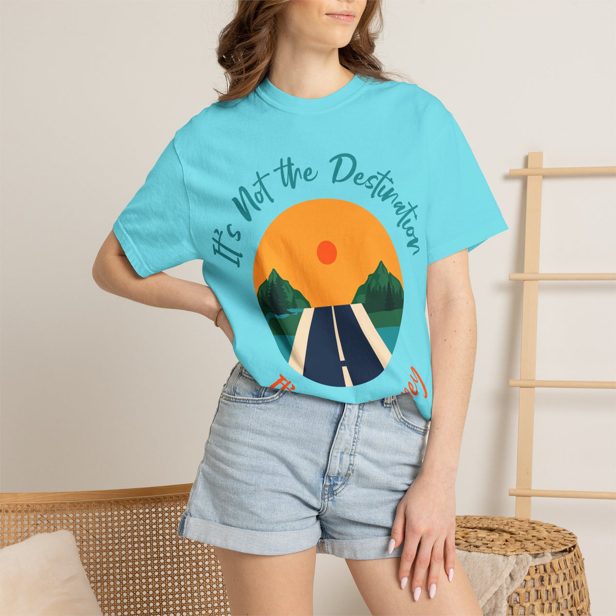 Journey Road T-Shirt — "It’s Not the Destination, It’s the Journey"