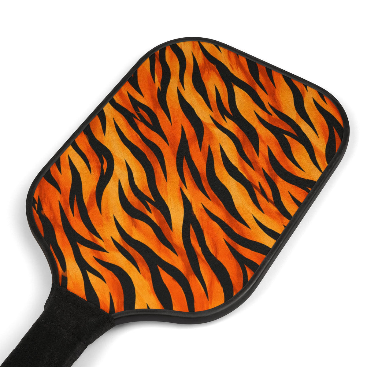 Tiger Stripe Pickleball Paddles Set — Lightweight Neon Balls Included