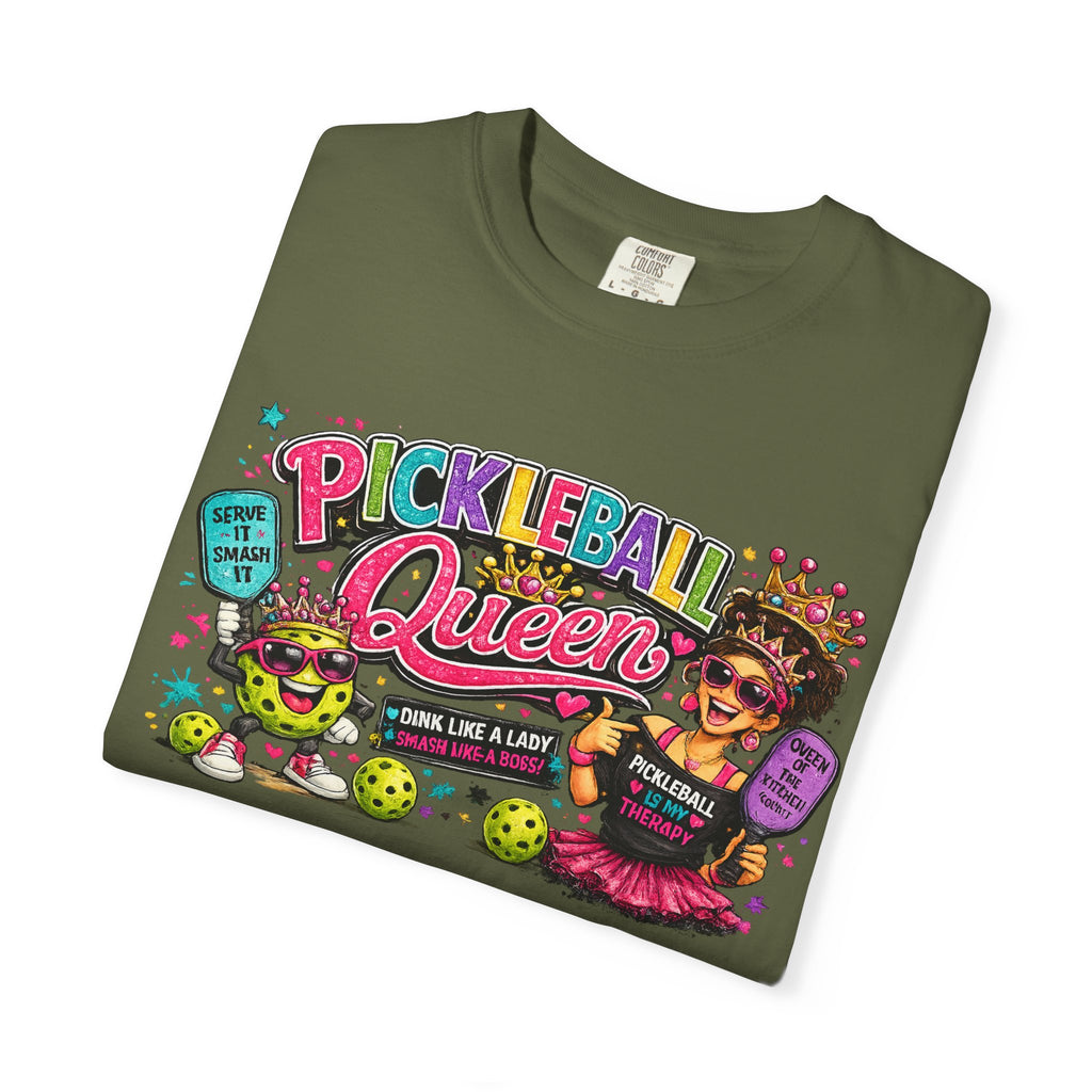Pickleball Queen T-Shirt | Colorful Pickleball Graphic Tee