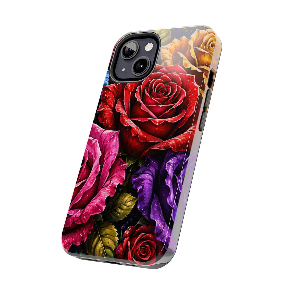 Tough Phone Case — Vibrant Rose Garden Protective Phone Cover