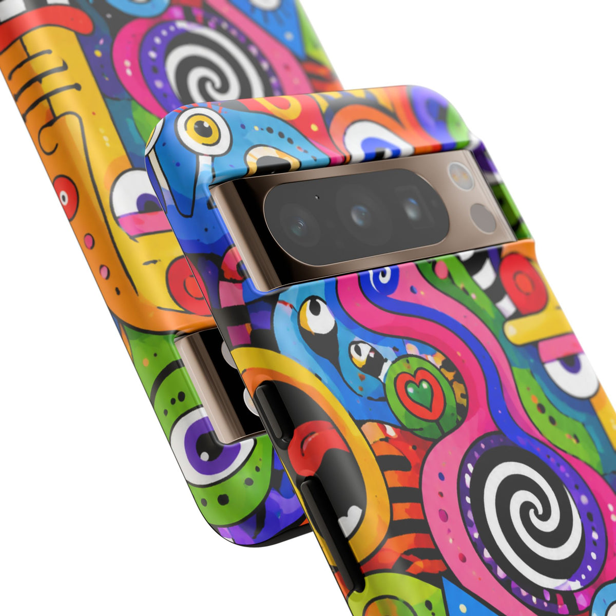 Colorful Abstract Doodle Tough Phone Case