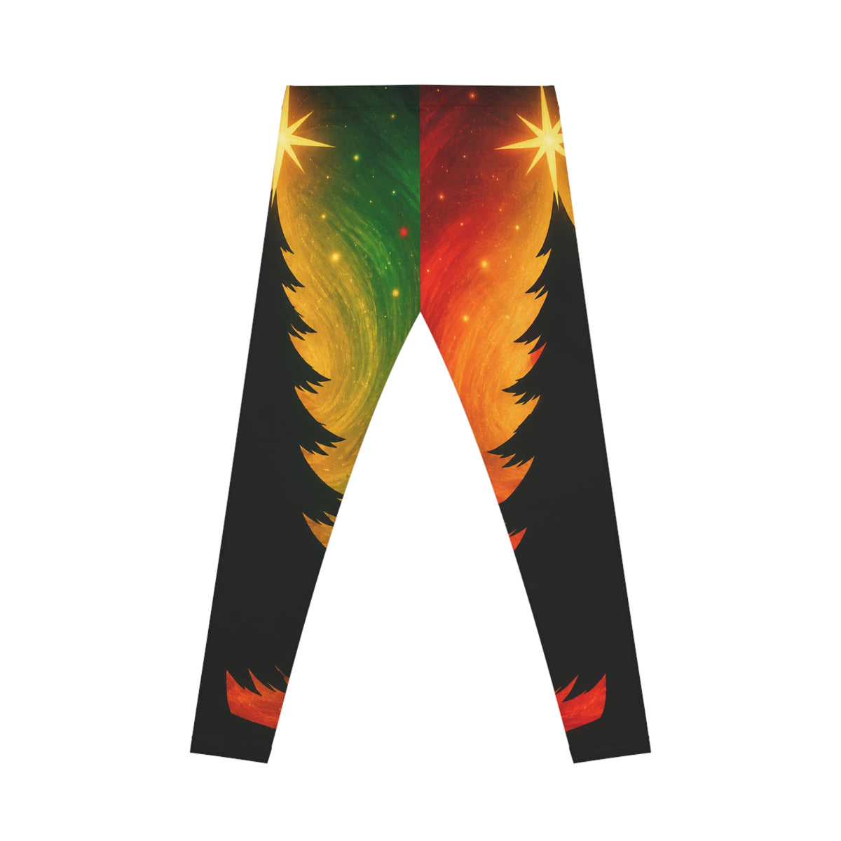 Aurora Pine Christmas Leggings — Women's Holiday All-Over-Print